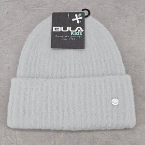 Bula Kids Cuffed‎ Beanie Hat Fluff Cloud Blue Color One Size Kids